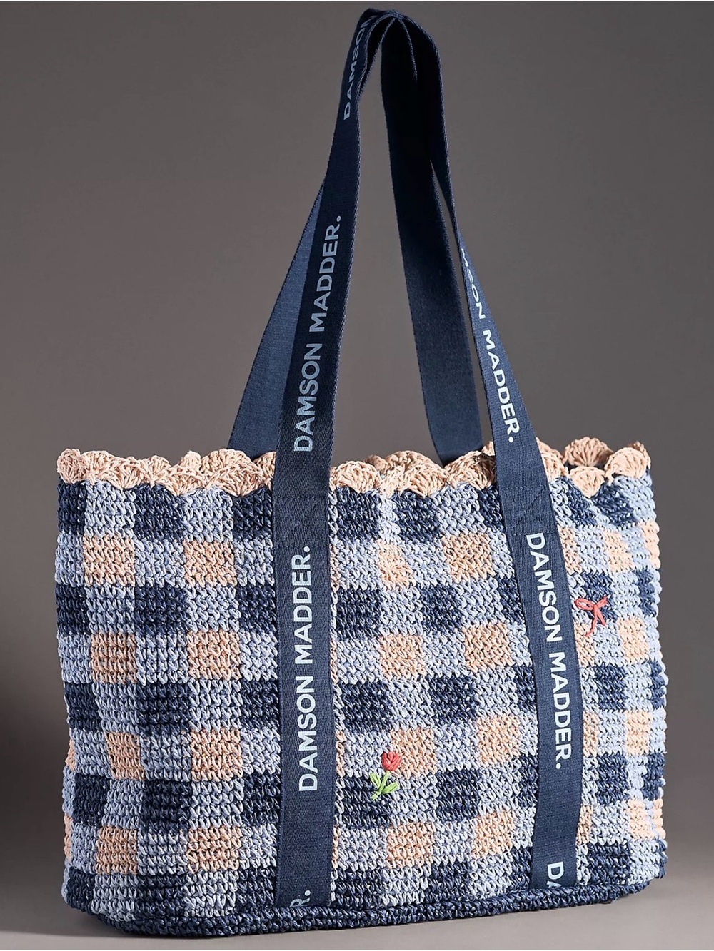 Damson Madder Woven Tote, NWT